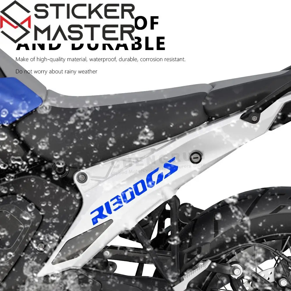 BMW R1300GS Uyumlu Sticker Seti | Su Geçirmez Motosiklet Etiketi 20 cm (2 Adet) Sticker Master