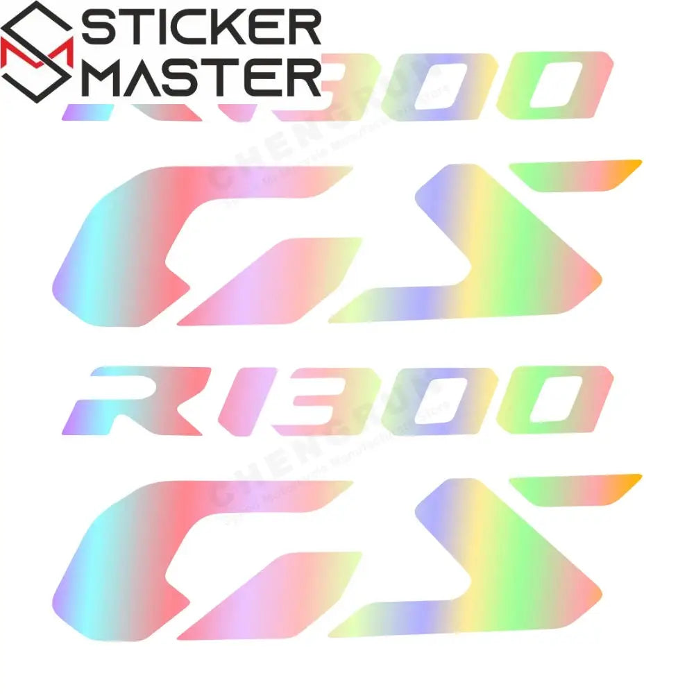 BMW R1300GS Uyumlu Sticker Seti | Su Geçirmez Motosiklet Etiketi 20 cm (2 Adet) Sticker Master