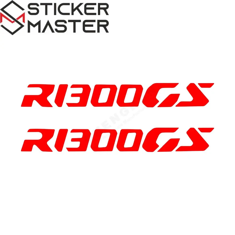 BMW R1300GS Uyumlu Sticker Seti | Su Geçirmez Motosiklet Etiketi 20 cm (2 Adet) Sticker Master
