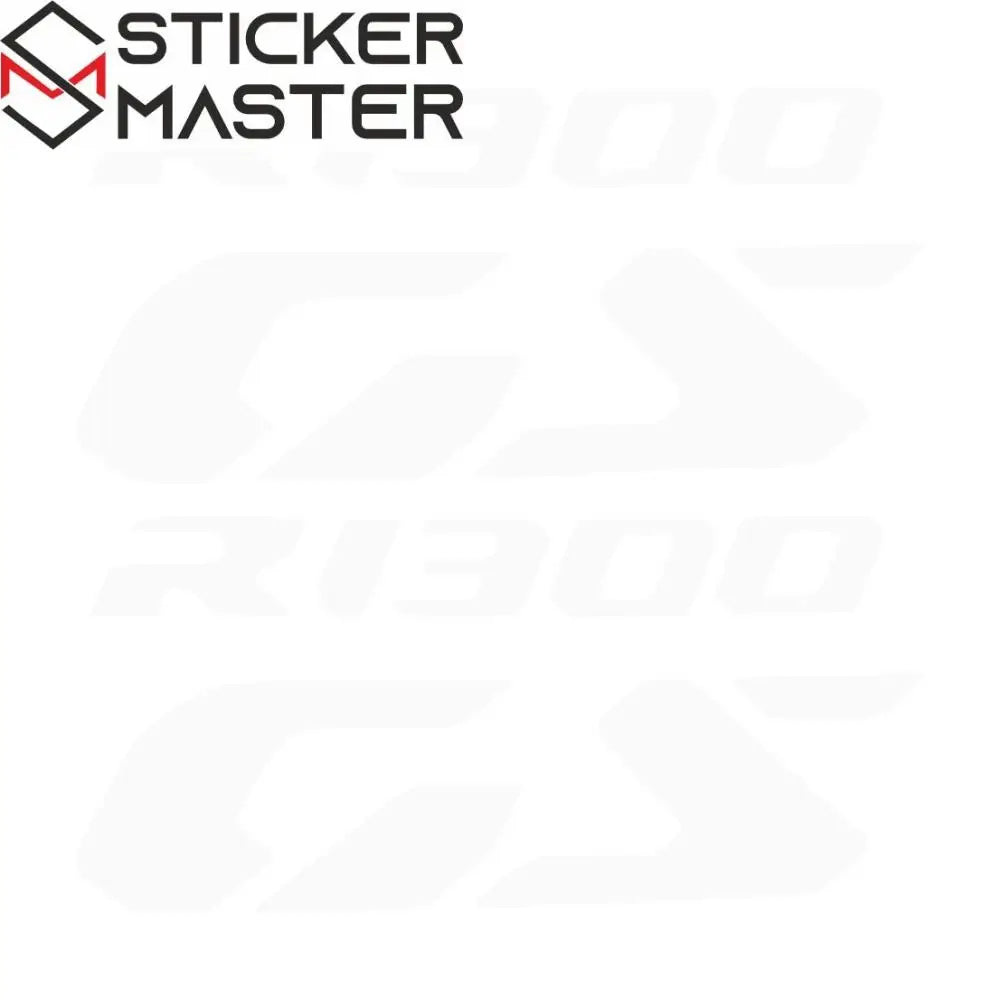 BMW R1300GS Uyumlu Sticker Seti | Su Geçirmez Motosiklet Etiketi 20 cm (2 Adet) Sticker Master