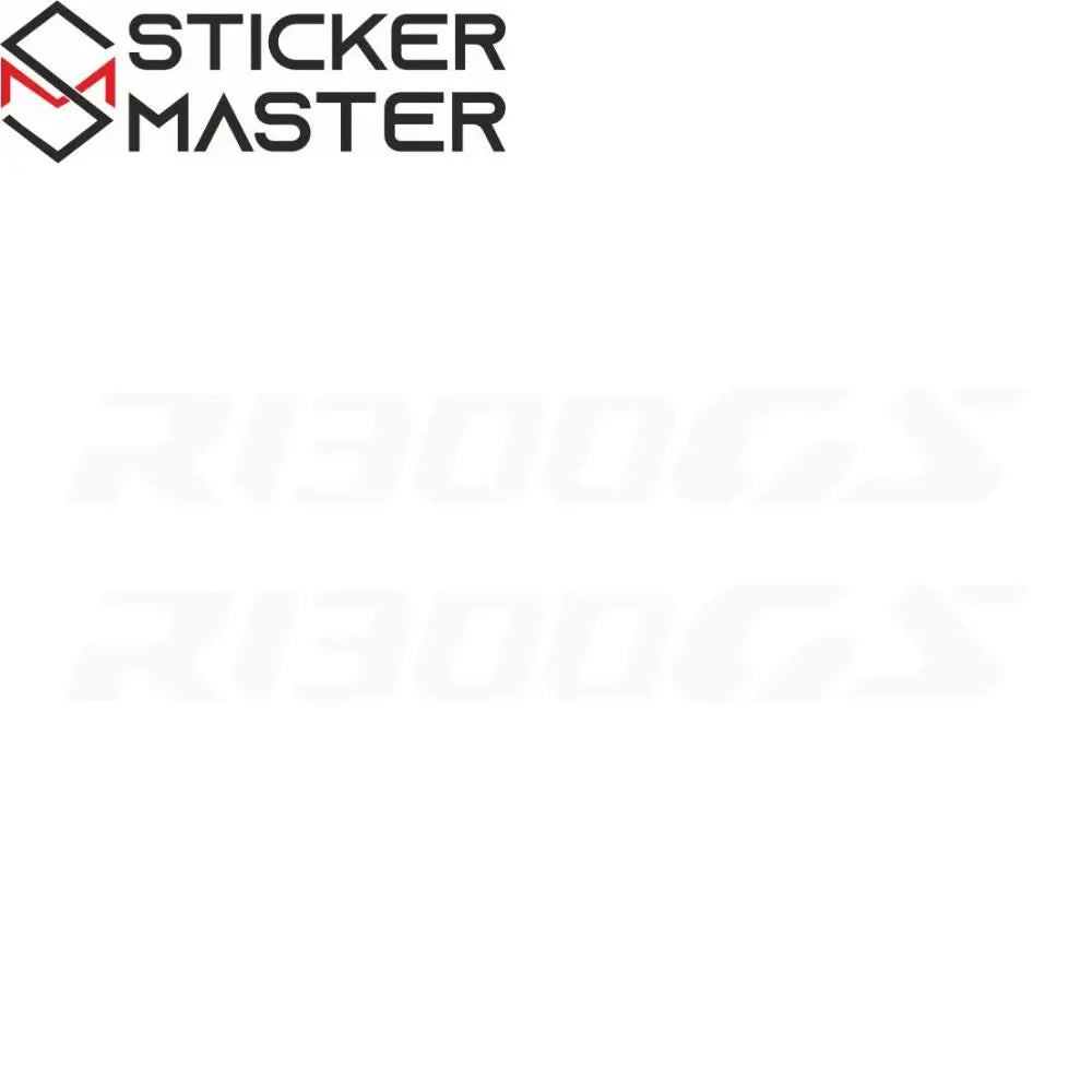 BMW R1300GS Uyumlu Sticker Seti | Su Geçirmez Motosiklet Etiketi 20 cm (2 Adet) Sticker Master