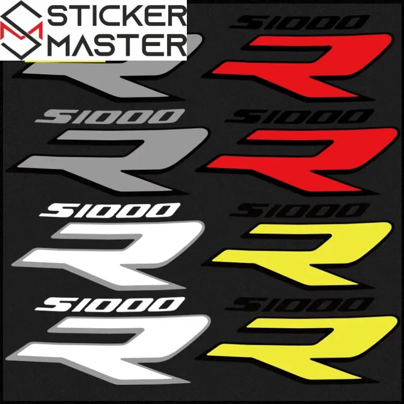 BMW S1000R Sticker Seti | 2014-2025 Dynamic Roadster Logosu (2 Adet) - Sticker Master
