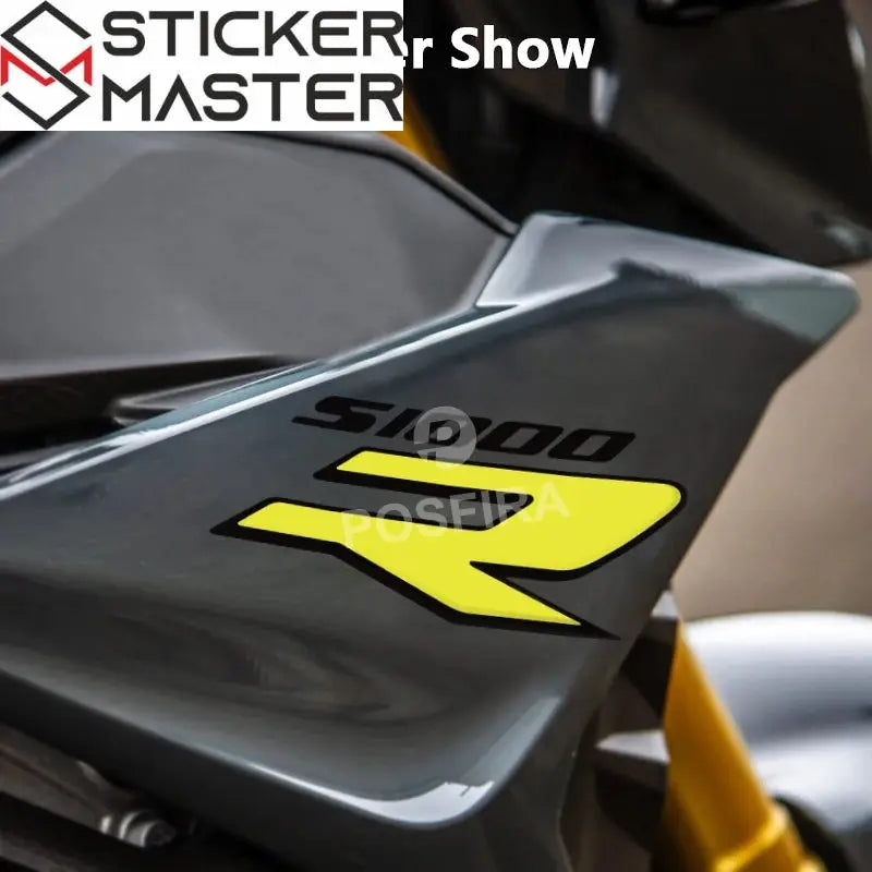 BMW S1000R Sticker Seti | 2014-2025 Dynamic Roadster Logosu (2 Adet) - Sticker Master