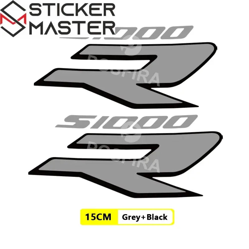 BMW S1000R Sticker Seti | 2014-2025 Dynamic Roadster Logosu (2 Adet) - Sticker Master