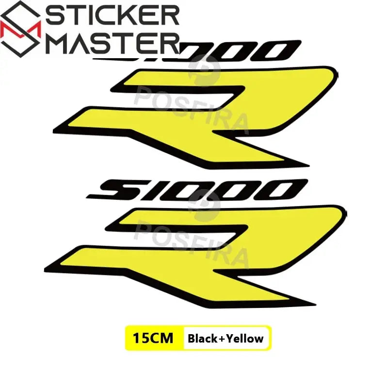 BMW S1000R Sticker Seti | 2014-2025 Dynamic Roadster Logosu (2 Adet) - Sticker Master