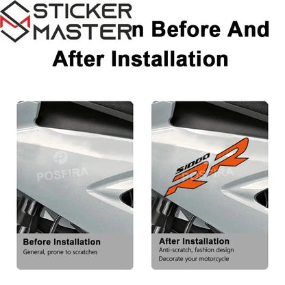 BMW S1000RR Sticker Seti | 2019-2022 Superbike Yan Grenaj Logosu - Sticker Master