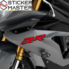 BMW S1000RR Sticker | 2010-2016 Yan Grenaj RR Logosu (Çift)