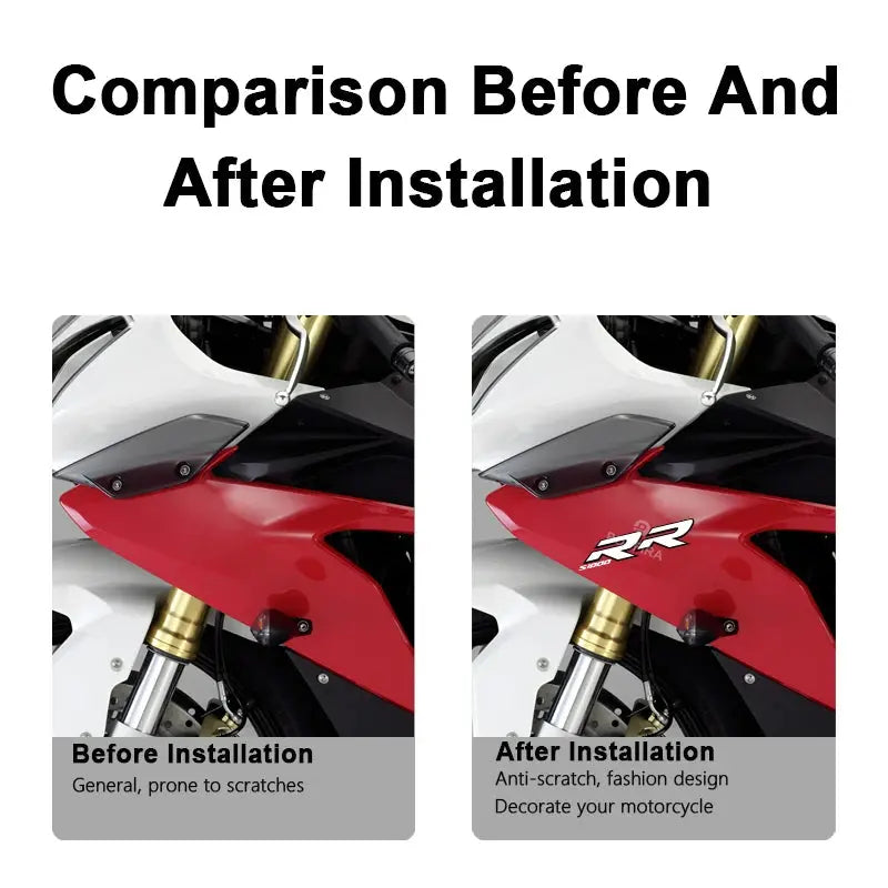 BMW S1000RR Sticker | 2010-2016 Yan Grenaj RR Logosu (Çift) Sticker Master