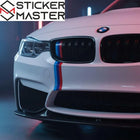 BMW Şerit Sticker M Performance Tampon ve Izgara Şeridi | Sticker Master
