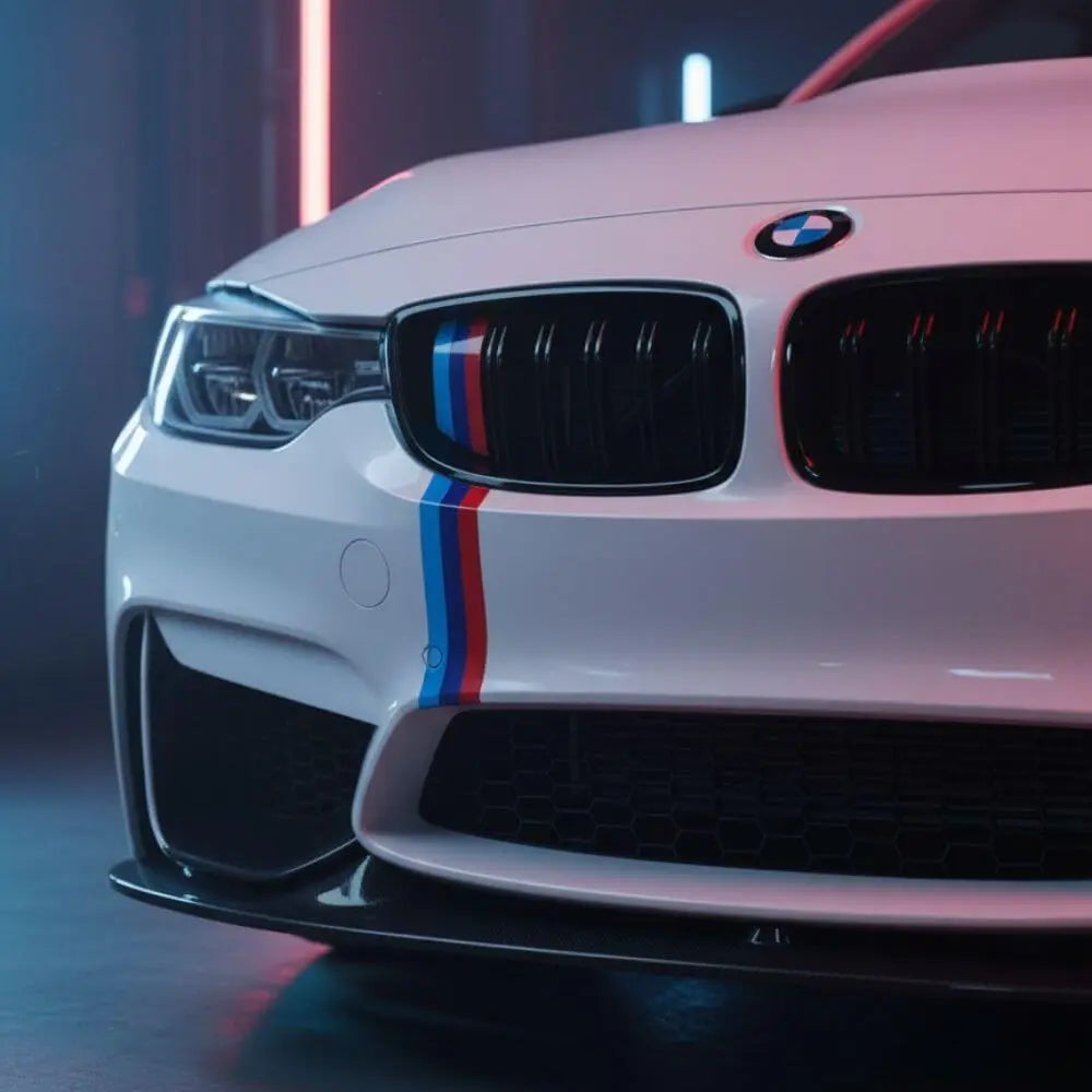BMW Şerit Sticker M Performance Tampon ve Izgara Şeridi | Sticker Master - Sticker Master