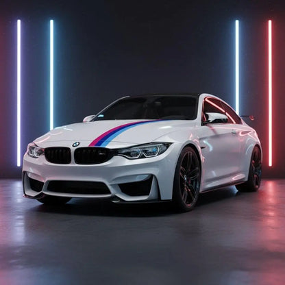 BMW Şerit Sticker Set M Performance Kaput ve Çamurluk | Sticker Master - Sticker Master