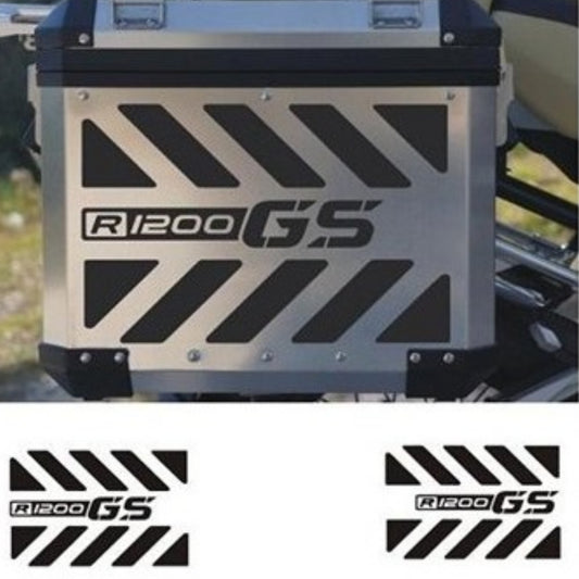Sticker Master BMW R1200 GS Çanta Şerit Motor Sticker Etiket - Sağ ve Sol Takım