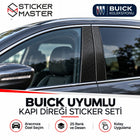 Buick Uyumlu Kapı Direği Sticker Seti