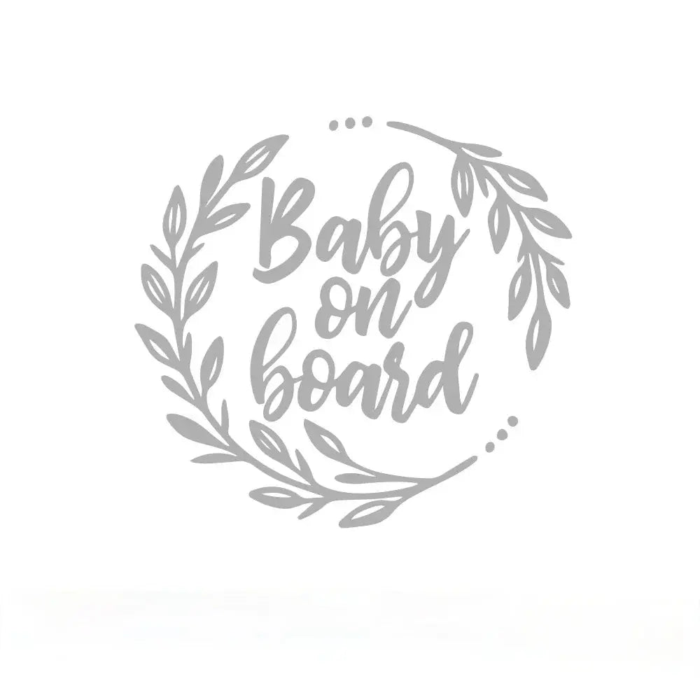 Baby on Board Sticker Renkli Araba Cam Yazısı | Sticker Master - Sticker Master