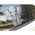Sticker Master Baby Elephant Sticker – 14 × 15 cm Sevimli Fil Etiketi