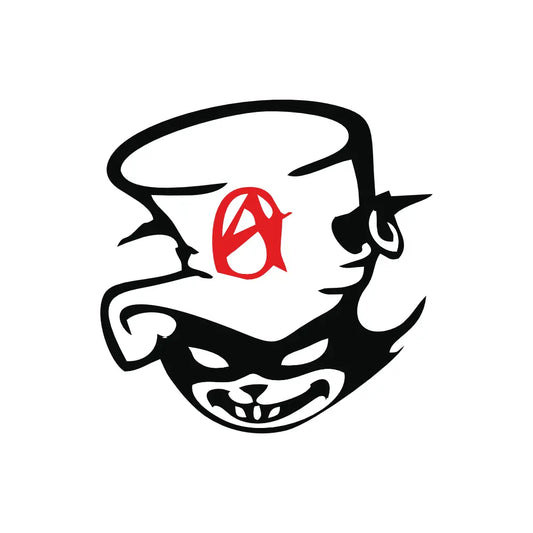 Bad Cat Sticker Asi Kedi Anarşi Logosu 12cm | Sticker Master - Sticker Master