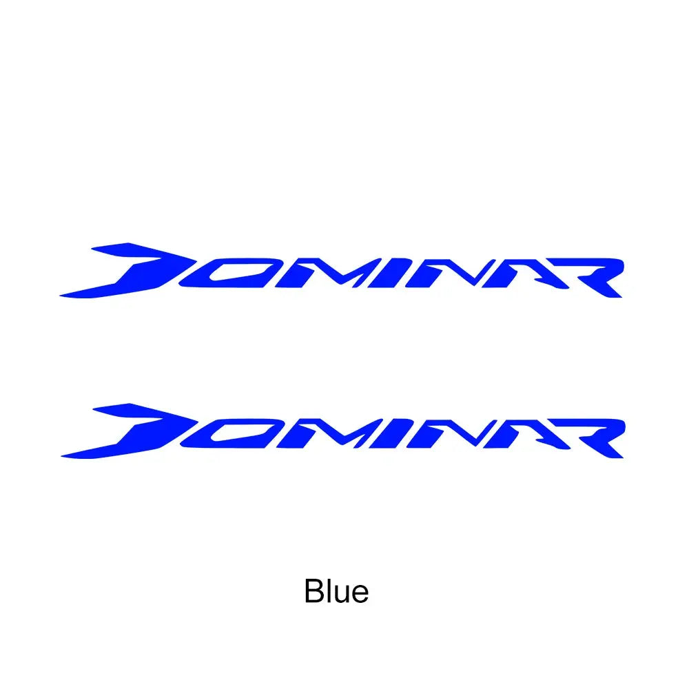 Bajaj Dominar Sticker | D250 ve D400 Uyumlu Kuyruk ve Yan Grenaj Yazısı Sticker Master