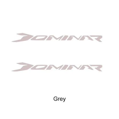 Bajaj Dominar Sticker | D250 ve D400 Uyumlu Kuyruk ve Yan Grenaj Yazısı Sticker Master