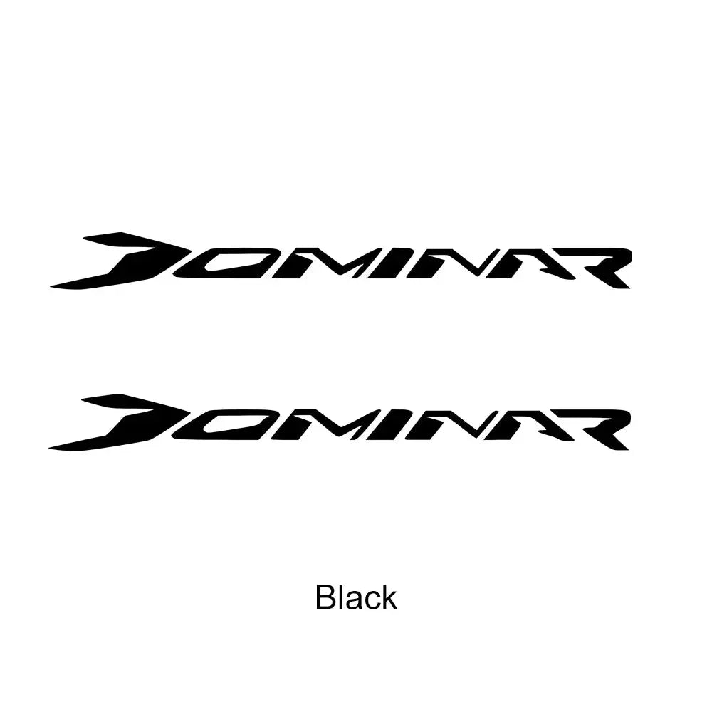 Bajaj Dominar Sticker | D250 ve D400 Uyumlu Kuyruk ve Yan Grenaj Yazısı Sticker Master