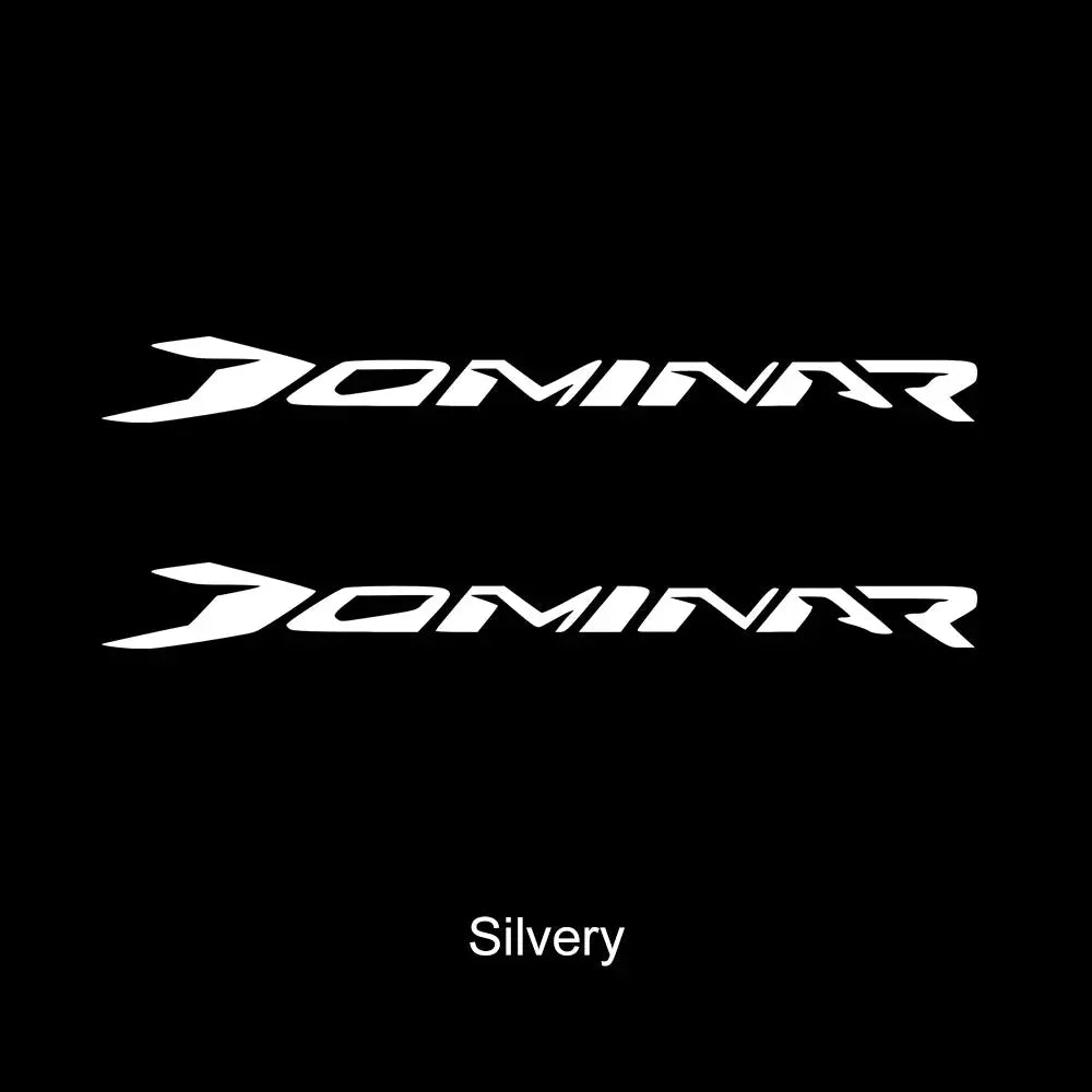 Bajaj Dominar Sticker | D250 ve D400 Uyumlu Kuyruk ve Yan Grenaj Yazısı Sticker Master