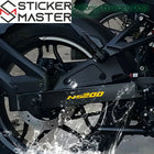 Bajaj Pulsar NS200 Sticker | 2020-2024 Ön Yan Grenaj ve Depo Yanı NS200 Yazısı