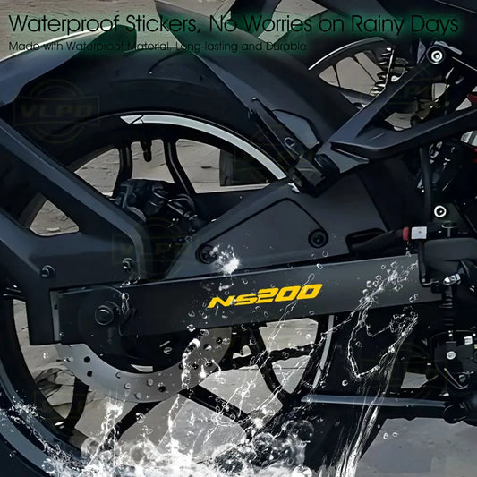 Bajaj Pulsar NS200 Sticker | 2020-2024 Ön Yan Grenaj ve Depo Yanı NS200 Yazısı Sticker Master