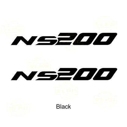 Bajaj Pulsar NS200 Sticker | 2020-2024 Ön Yan Grenaj ve Depo Yanı NS200 Yazısı Sticker Master
