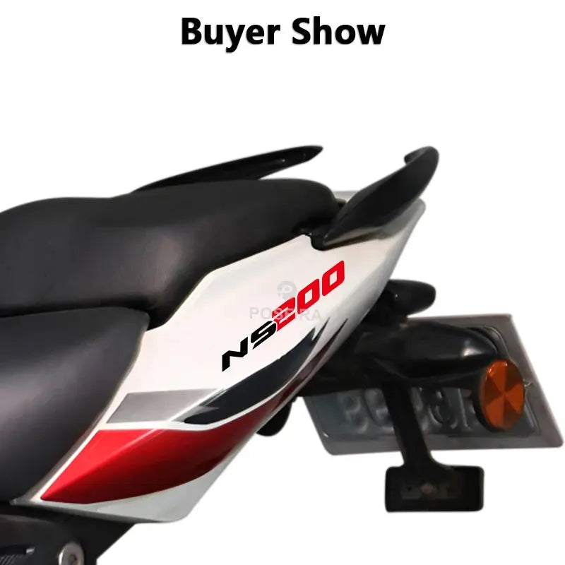 Bajaj Pulsar NS200 Sticker | 2020-2024 Uyumlu Orijinal Font Kuyruk Yazısı Sticker Master