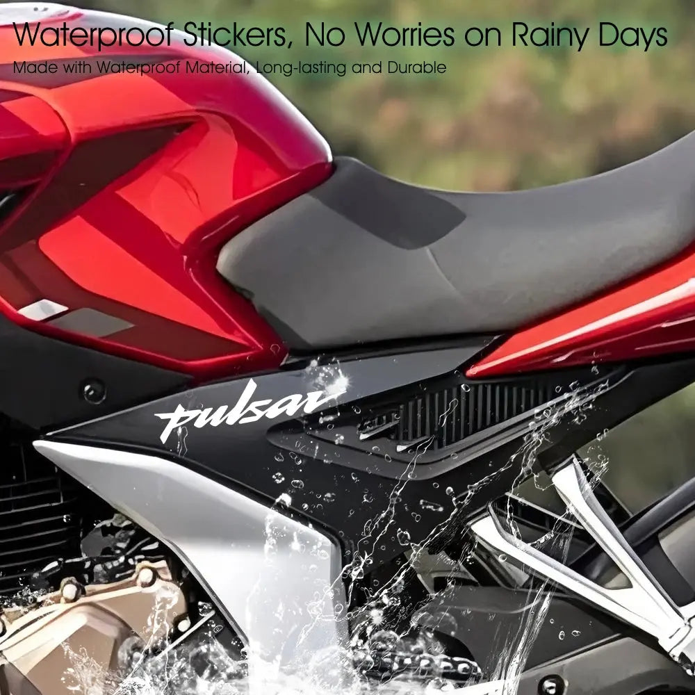 Bajaj Pulsar Sticker | NS 200, RS 200 ve N250 Uyumlu Depo ve Grenaj Yazısı Sticker Master