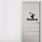 Banyo Kapı Sticker Modelleri | SHOWER Yazılı Dekoratif Süs