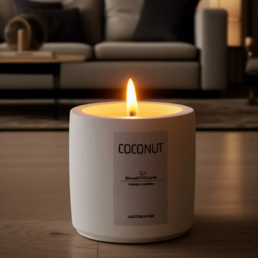 Sticker Master Kokulu Vegan Soya Mum- Modern Tasarım - Sticker Master