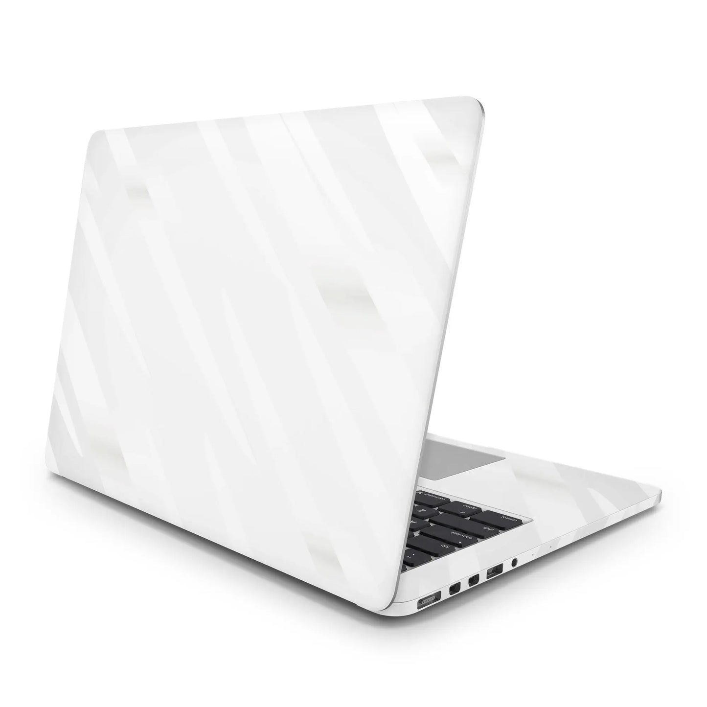 Sticker Master  White Elegant Evrensel Sticker Dizüstü Bilgisayar Vinil Sticker Decal 12" 13" 13.3" 14" 15" 15.4" 15.6 inç Dizüstü Bilgisayar Çıkartma Koruyucu Macbook Asus Acer Hp Lenovo Huawei Dell İçin - Sticker Master