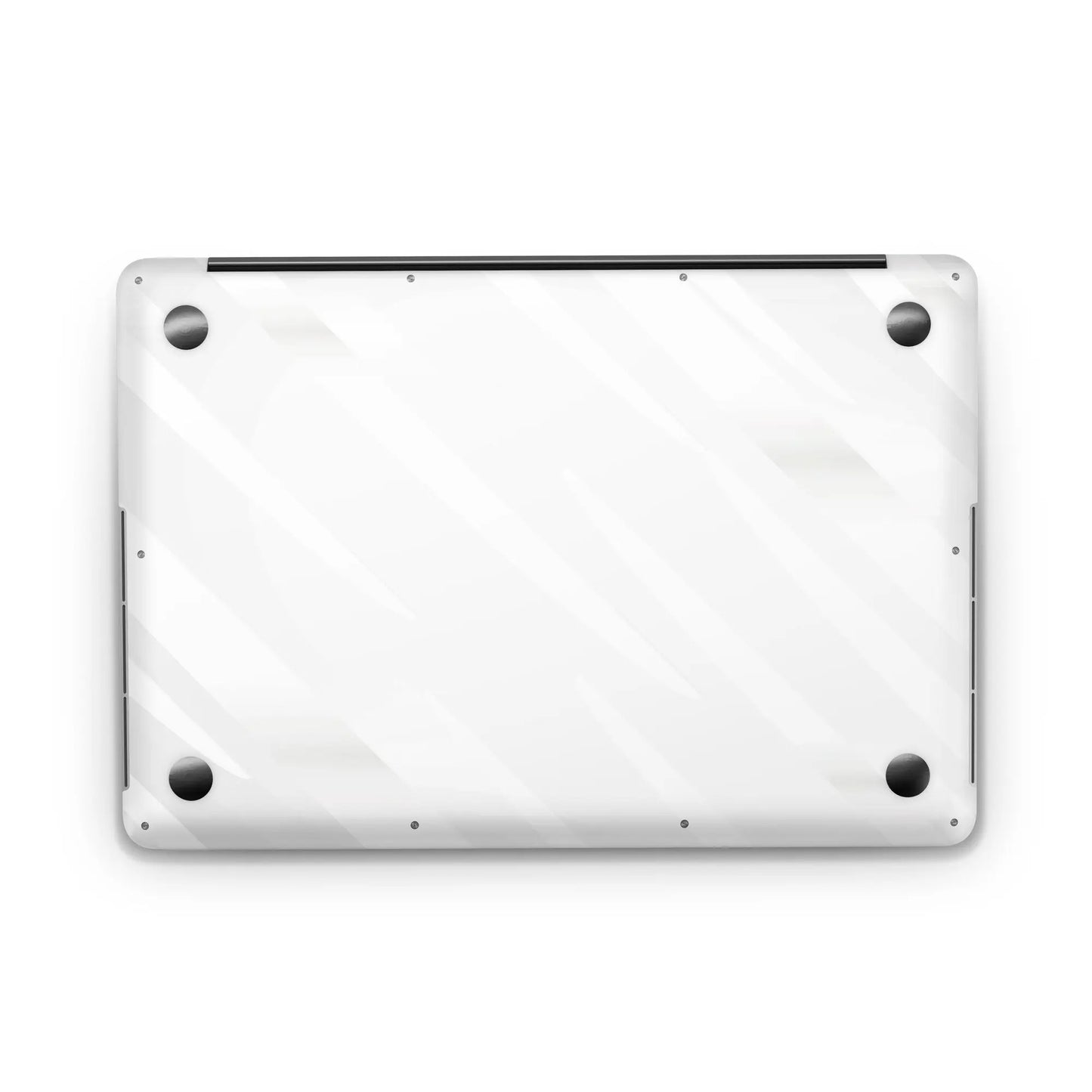 Sticker Master  White Elegant Evrensel Sticker Dizüstü Bilgisayar Vinil Sticker Decal 12" 13" 13.3" 14" 15" 15.4" 15.6 inç Dizüstü Bilgisayar Çıkartma Koruyucu Macbook Asus Acer Hp Lenovo Huawei Dell İçin - Sticker Master