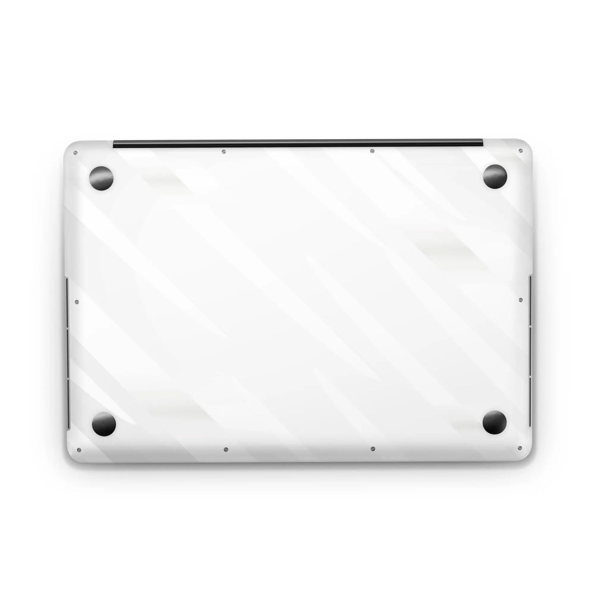 Sticker Master  White Elegant Evrensel Sticker Dizüstü Bilgisayar Vinil Sticker Decal 12" 13" 13.3" 14" 15" 15.4" 15.6 inç Dizüstü Bilgisayar Çıkartma Koruyucu Macbook Asus Acer Hp Lenovo Huawei Dell İçin - Sticker Master