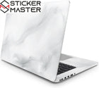 Beyaz Mermer Laptop Sticker White Gray Marble Kaplama | Sticker Master