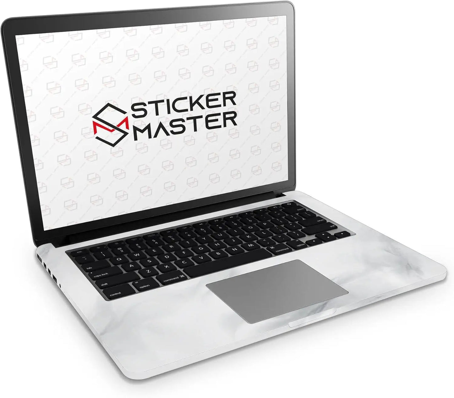 Sticker Master White Gray Marble Evrensel Sticker Dizüstü Bilgisayar Vinil Sticker Decal 12" 13" 13.3" 14" 15" 15.4" 15.6 inç Dizüstü Bilgisayar Çıkartma Koruyucu Macbook Asus Acer Hp Lenovo Huawei Dell İçin - Sticker Master