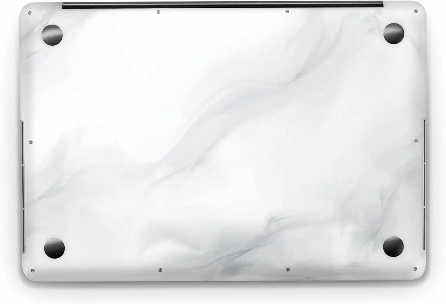 Sticker Master White Gray Marble Evrensel Sticker Dizüstü Bilgisayar Vinil Sticker Decal 12" 13" 13.3" 14" 15" 15.4" 15.6 inç Dizüstü Bilgisayar Çıkartma Koruyucu Macbook Asus Acer Hp Lenovo Huawei Dell İçin - Sticker Master