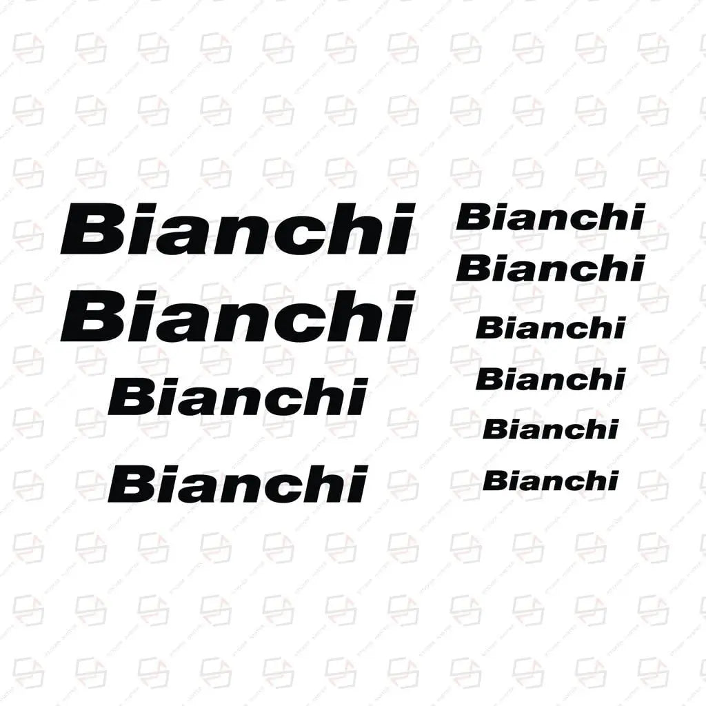 Sticker Master Bianchi Bisiklet Sticker Set Etiket