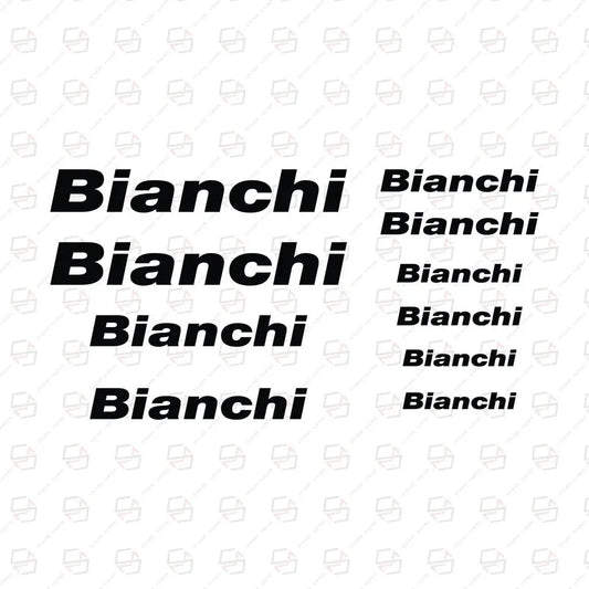 Sticker Master Bianchi Bisiklet Sticker Set Etiket