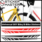 Bisiklet ve E-Bike Kadro Sticker Seti | Aerodinamik Şerit Çıkartması (2 Adet)