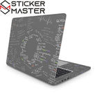 Biyokimya Formülleri Laptop Sticker Math Color Vinil Kaplama | Sticker Master