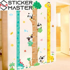 Boy Cetveli Sticker | Zürafa, Dinozor ve Unicorn Temalı Çocuk Odası Decal (Tekli veya 3'lü Set)