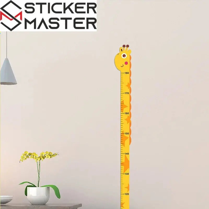 Boy Cetveli Sticker | Zürafa, Dinozor ve Unicorn Temalı Çocuk Odası Decal (Tekli veya 3'lü Set) Sticker Master