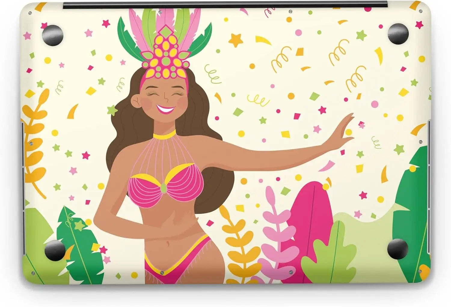 Sticker Master Brazilian Carnival Background Evrensel Sticker Dizüstü Bilgisayar Vinil Sticker Decal 12" 13" 13.3" 14" 15" 15.4" 15.6 inç Dizüstü Bilgisayar Çıkartma Koruyucu Macbook Asus Acer Hp Lenovo Huawei Dell İçin - Sticker Master