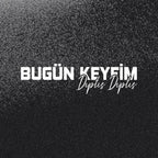 Sticker Master “Bugün Keyfim Dıptıs Dıptıs” Sticker – 20 × 5 Cm Vinil | Araç, Kask, Laptop Uyumlu