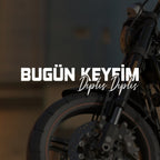 Sticker Master “Bugün Keyfim Dıptıs Dıptıs” Sticker – 20 × 5 Cm Vinil | Araç, Kask, Laptop Uyumlu