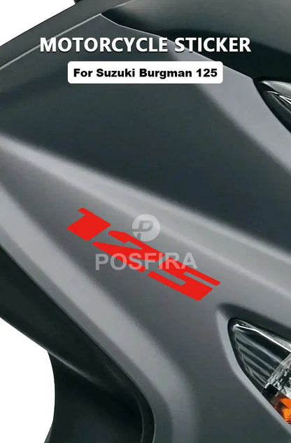 Burgman 125 Sticker Suzuki Grenaj Yazısı Renkli | Sticker Master - Sticker Master