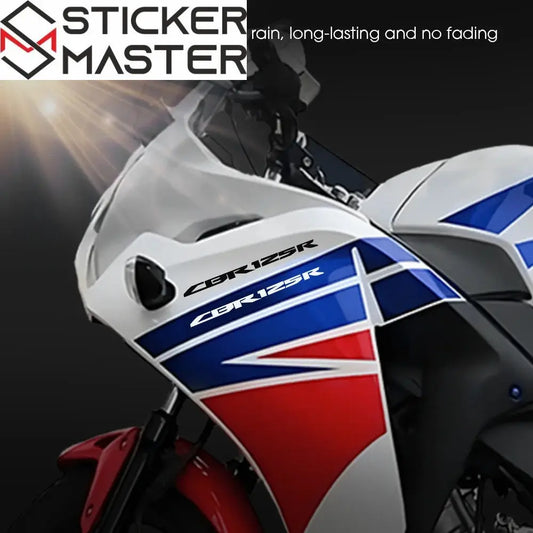 Sticker Master CBR125R Motosiklet Sticker Seti - Honda CBR 125R Uyumlu (2003-2019) - Sticker Master