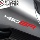 CFMoto 450SR Sticker Seti | Su Geçirmez Motosiklet Etiketi 15 cm (2 Adet)