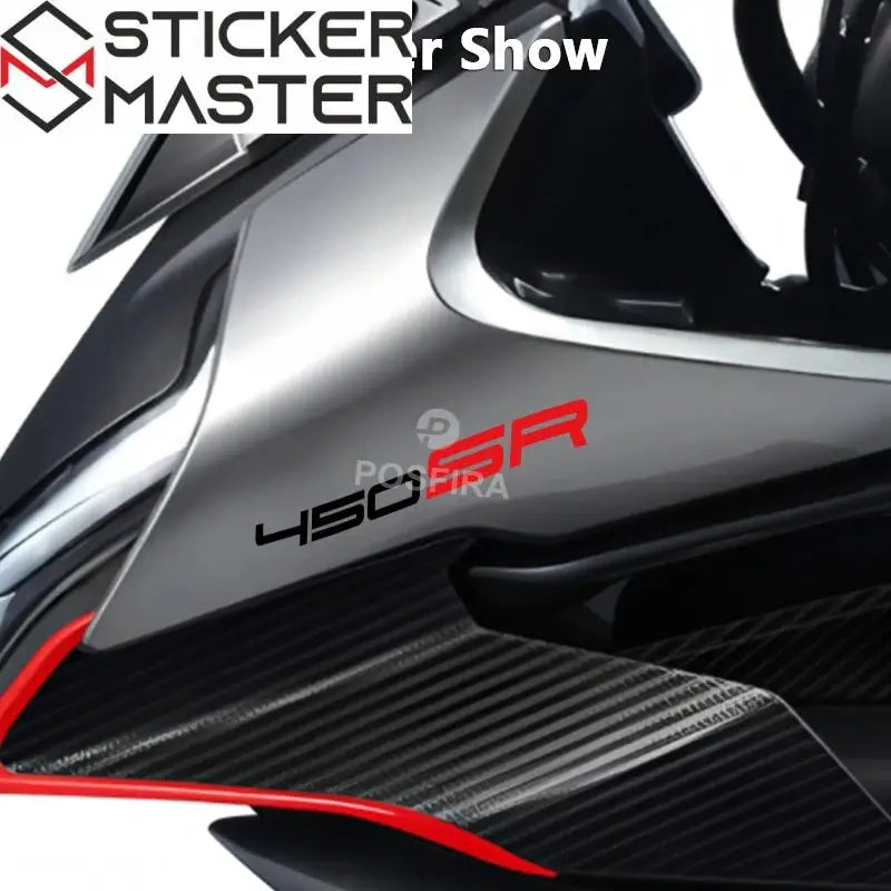 CFMoto 450SR Sticker Seti | Su Geçirmez Motosiklet Etiketi 15 cm (2 Adet) Sticker Master